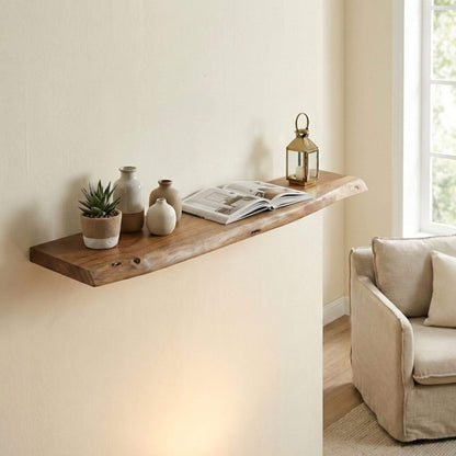 ACACIA EDGE FLOATING SHELF