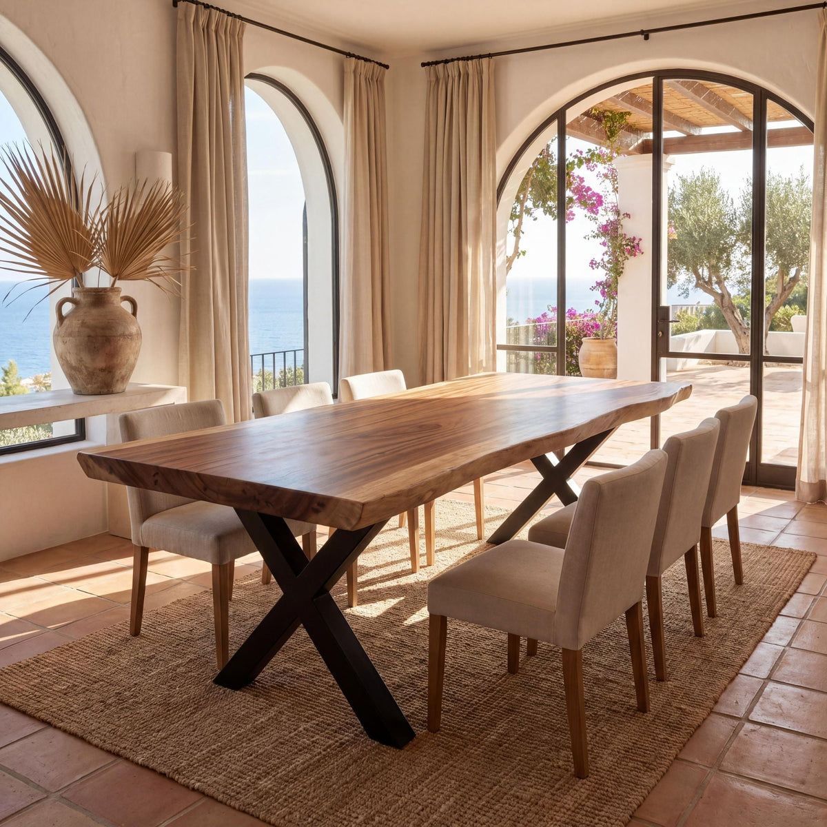 MAKAI SOLID SUAR WOOD DINING TABLE