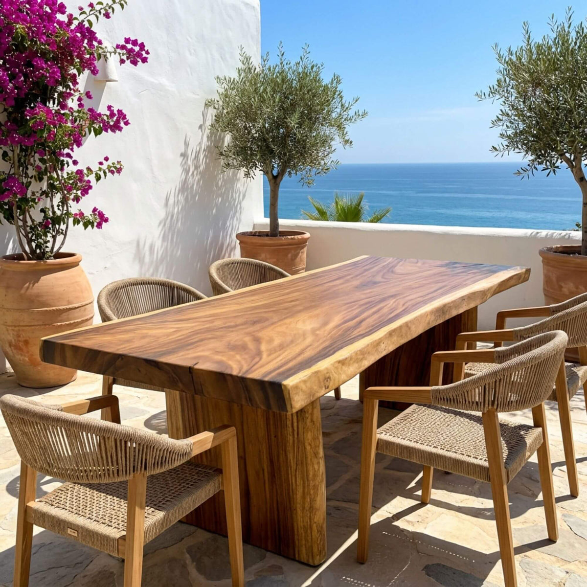 MOTU NUI SUAR WOOD DINING TABLE
