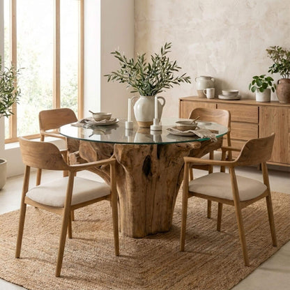 MUR TEAK ROOT DINING TABLE