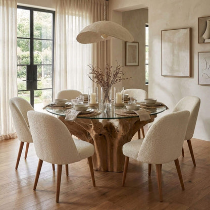 MUR TEAK ROOT DINING TABLE