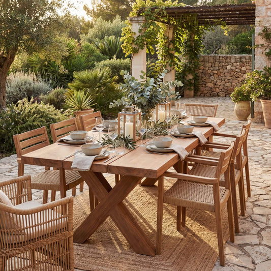SANTORINI OUTDOOR DINING TABLE