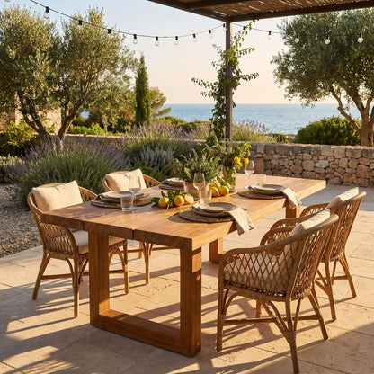 SANTORINI OUTDOOR DINING TABLE