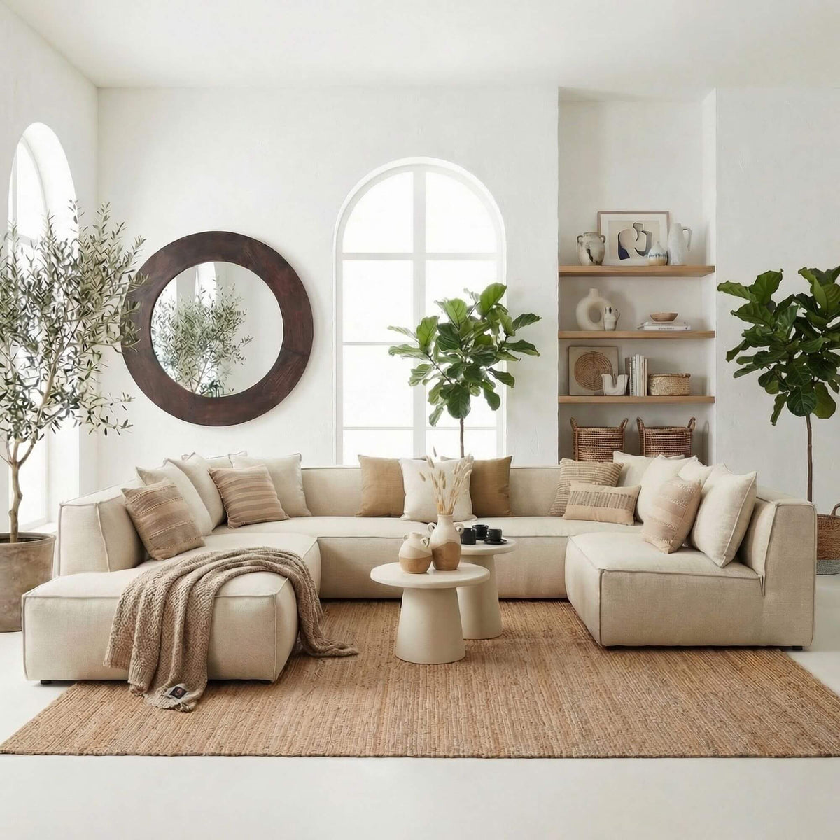 TOSCANA U-SHAPED SOFA
